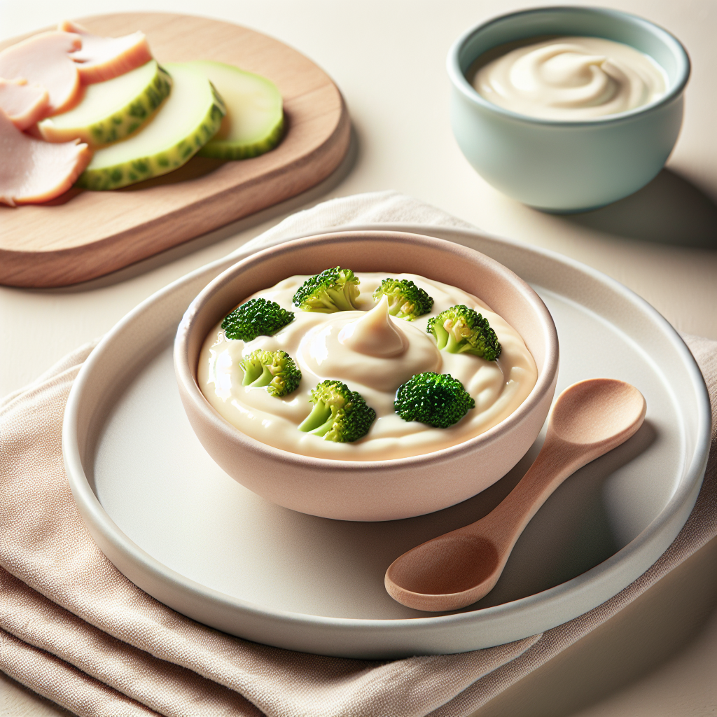 Turkey Yogurt Broccoli Purée