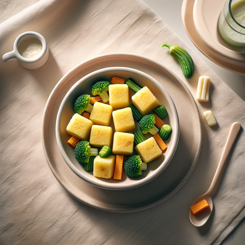 Veggie Polenta Squares