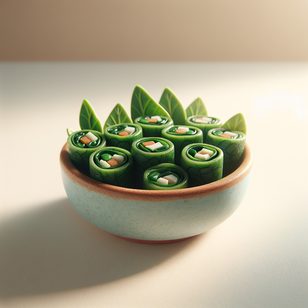 Veggie Spinach Rolls