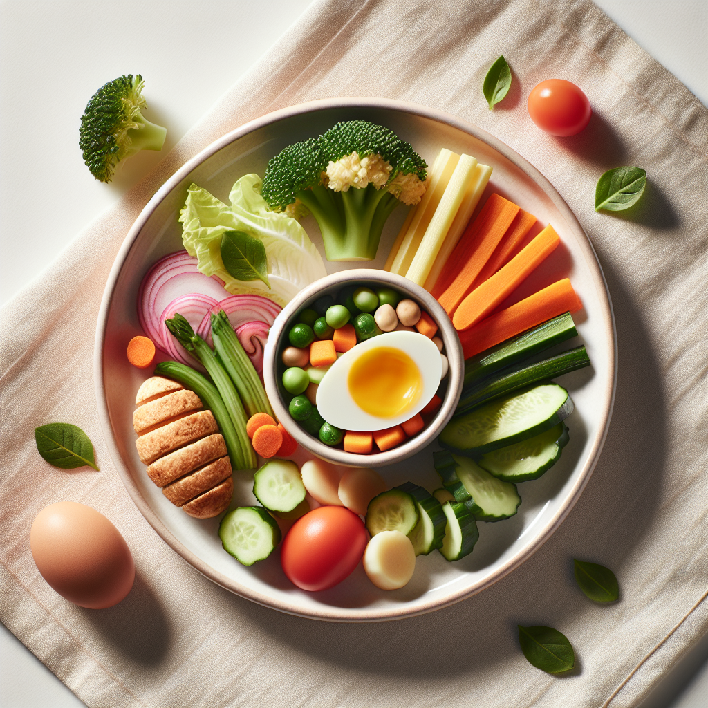 Veggie Veggie Lunch Plate