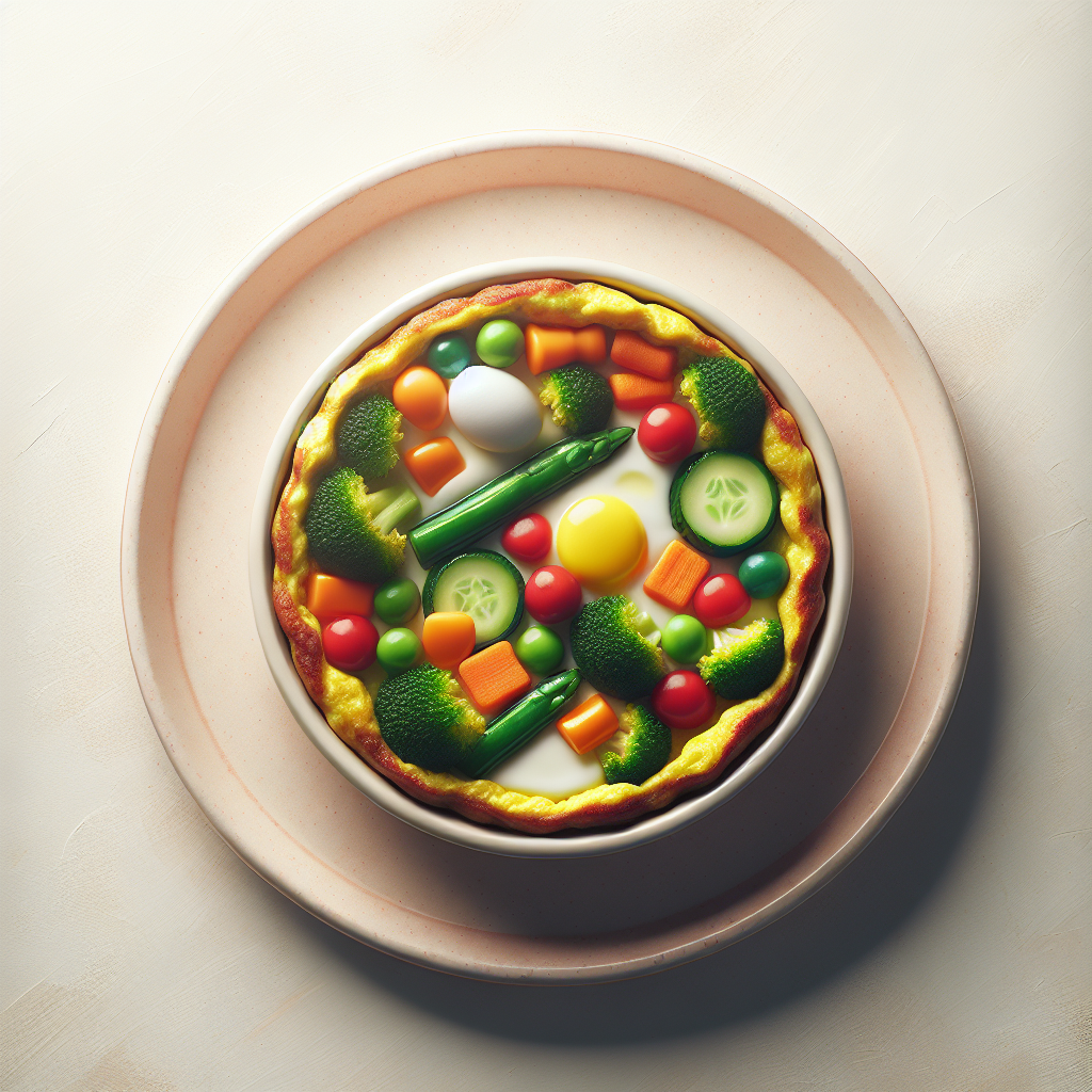 Veggie Veggie Omelet Plate