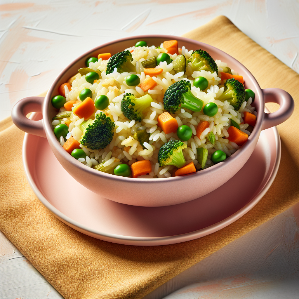 Veggie Veggie Rice Pilaf Bowl
